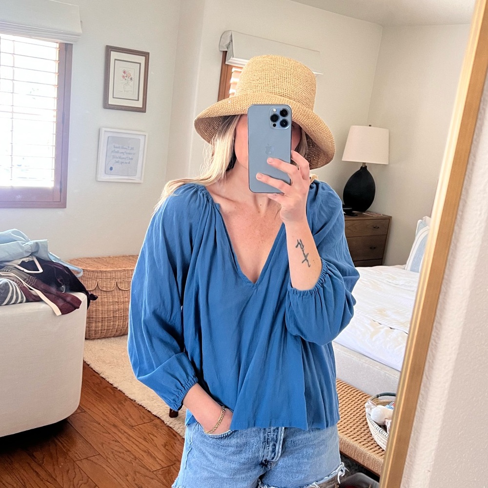 MIKOH blue top